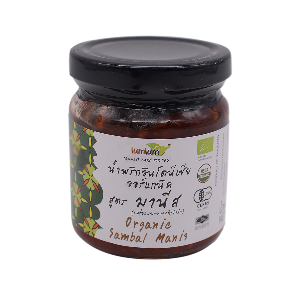 LumLum Organic Sambal Manis 210g - Longdan Online Supermarket