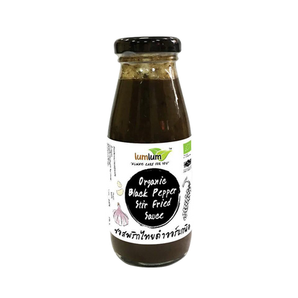 LumLum Organic Black Pepper Stir Fried Sauce 200g - Longdan Official Online Store