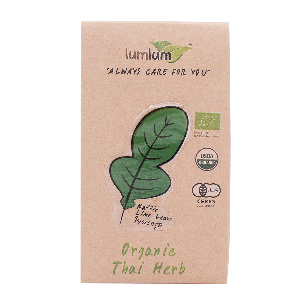 LumLum Organic Dried Kaffir Lime Leaves 6g - Longdan Online Supermarket