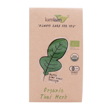 LumLum Organic Dried Kaffir Lime Leaves 6g - Longdan Online Supermarket