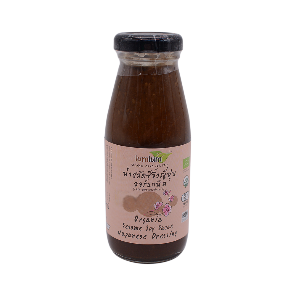 LumLum Organic Sesame Soy Sauce Japanese Dressing 175ml - Longdan Online Supermarket