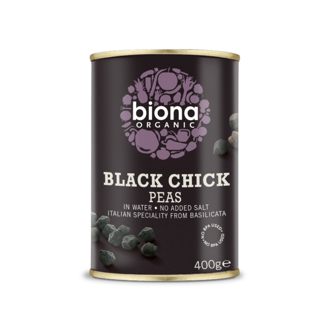 BIONA Organic Black Chick Peas 400g - Longdan Online Supermarket