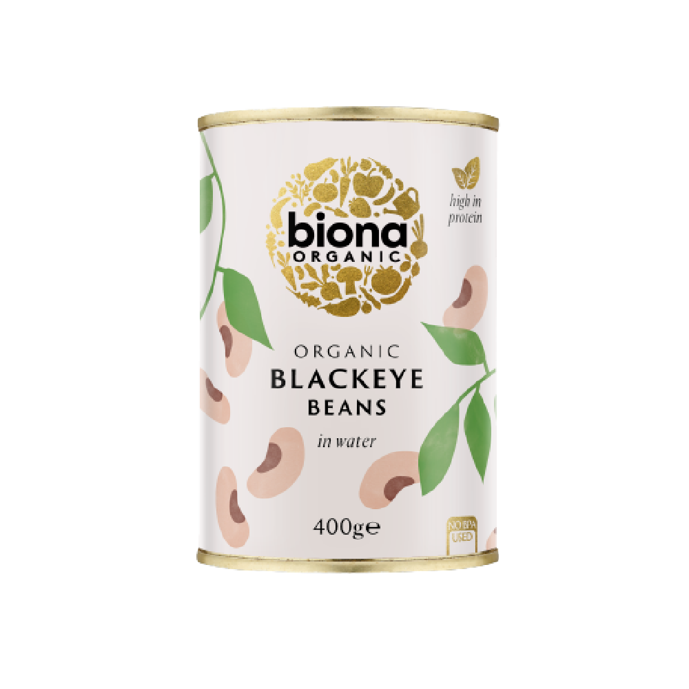 BIONA ORG Blackeye Beans 400g (Case 6)