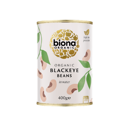 BIONA ORG Blackeye Beans 400g (Case 6)
