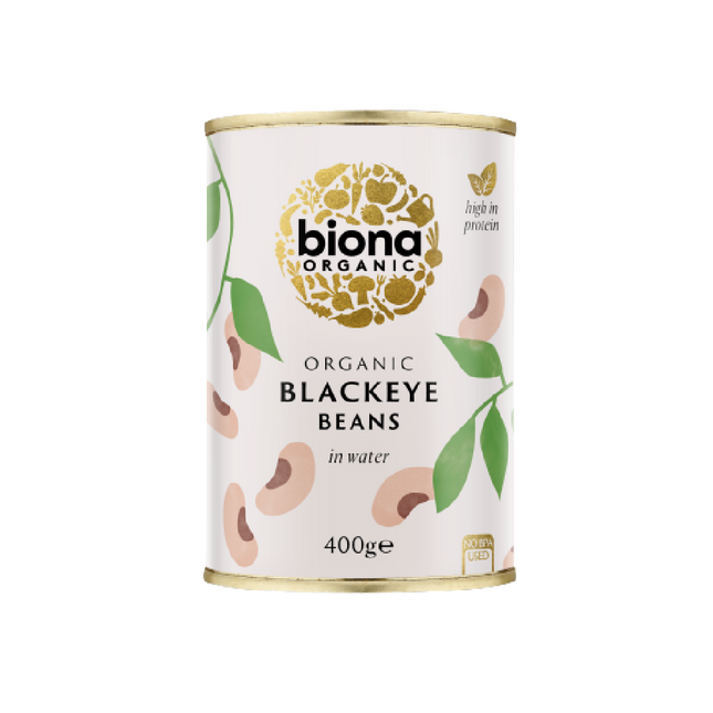 BIONA ORG Blackeye Beans 400g (Case 6)