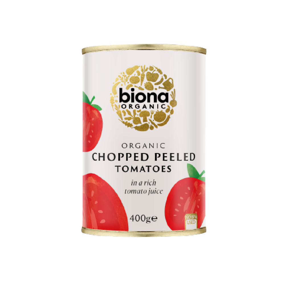 BIONA ORG Chopped Tomatoes 400g (Case 12)
