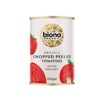 BIONA ORG Chopped Tomatoes 400g (Case 12)