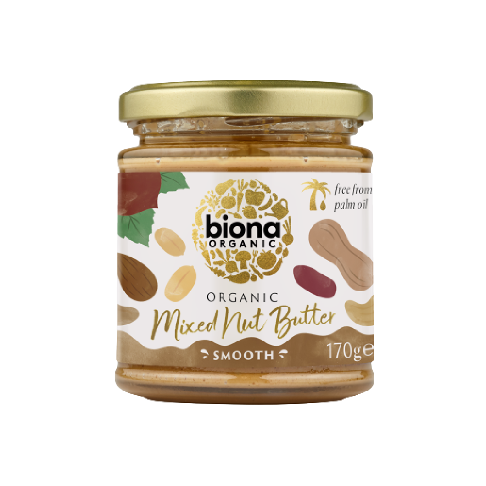 BIONA ORG Mixed Nut Butter 170g (Case 6)