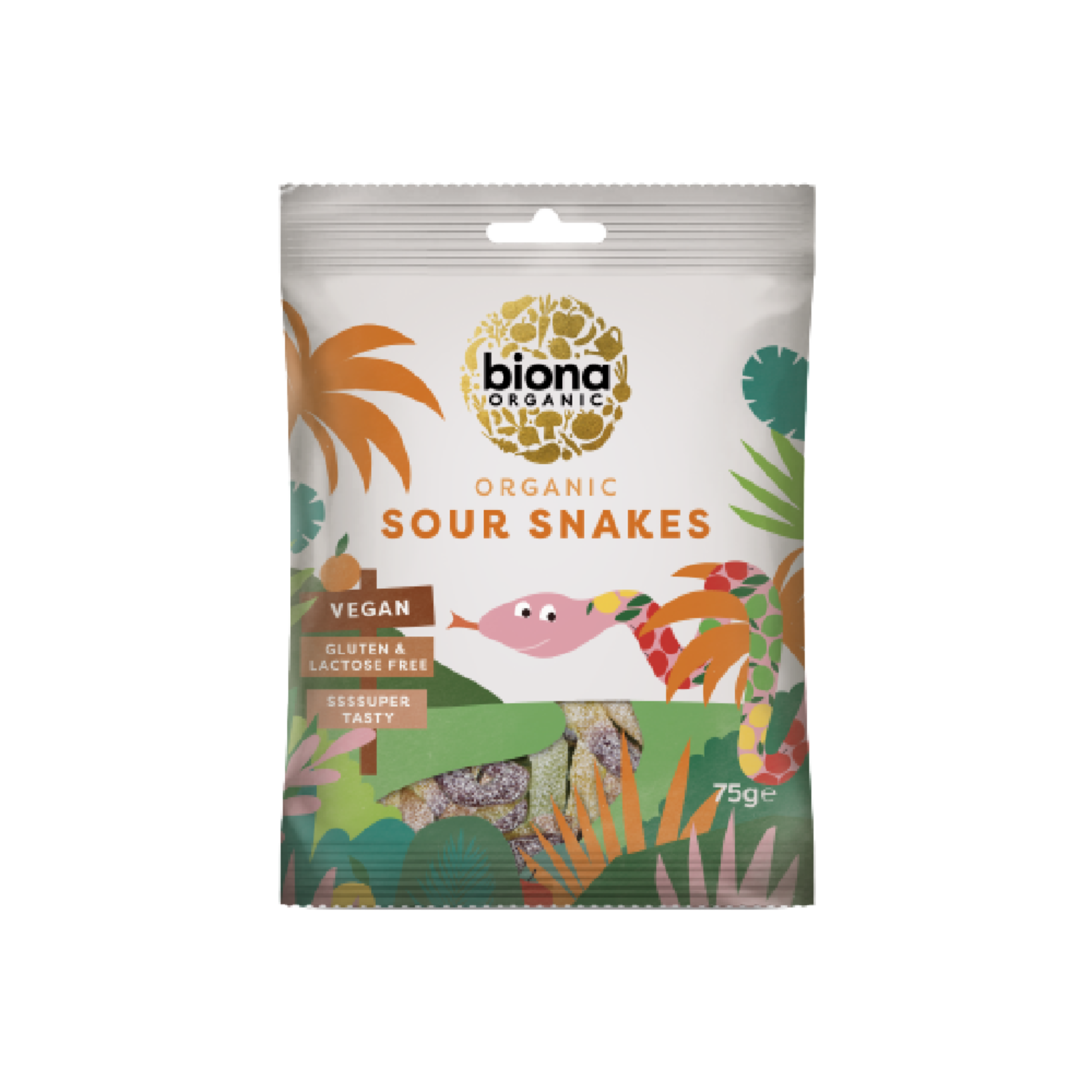 BIONA ORG Sour Snake 75g (Case 10)
