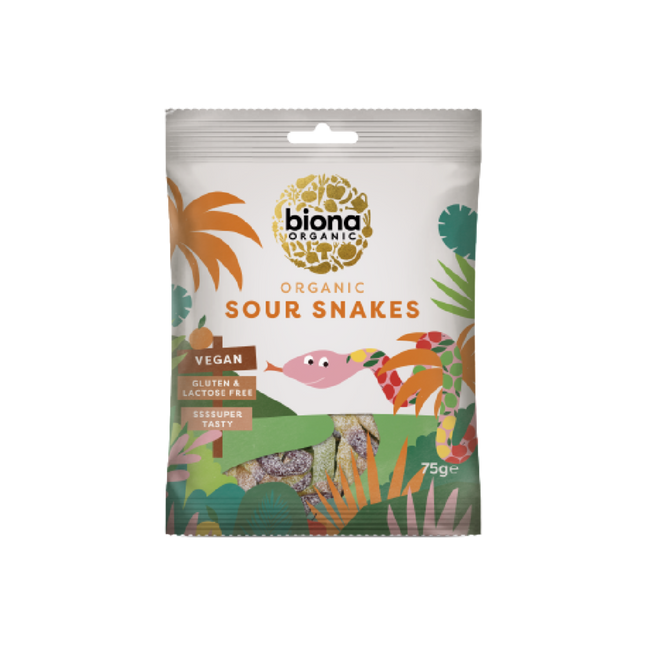 BIONA ORG Sour Snake 75g (Case 10)