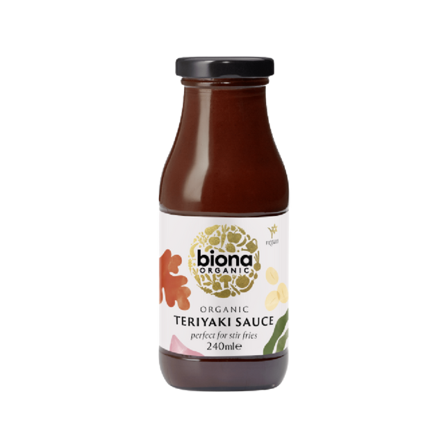 BIONA Organic Teriyaki Stirfry Sauce 240ml (Case 6)
