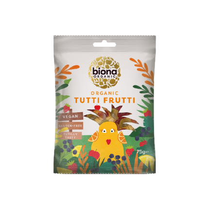 BIONA ORG Tutti Frutti Gums 75g (Case 10)
