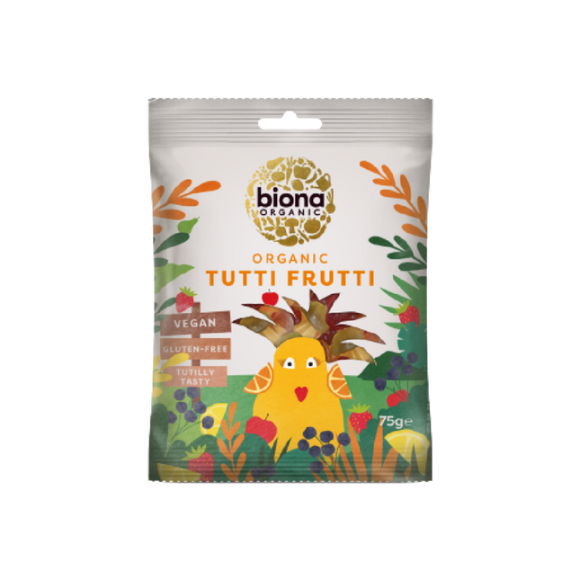 BIONA ORG Tutti Frutti Gums 75g (Case 10)