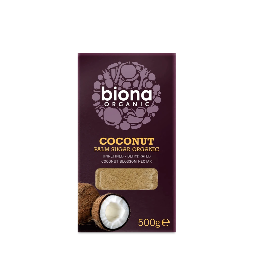 BIONA Organic Unrefined Coconut Palm Sugar 500g - Longdan Online Supermarket