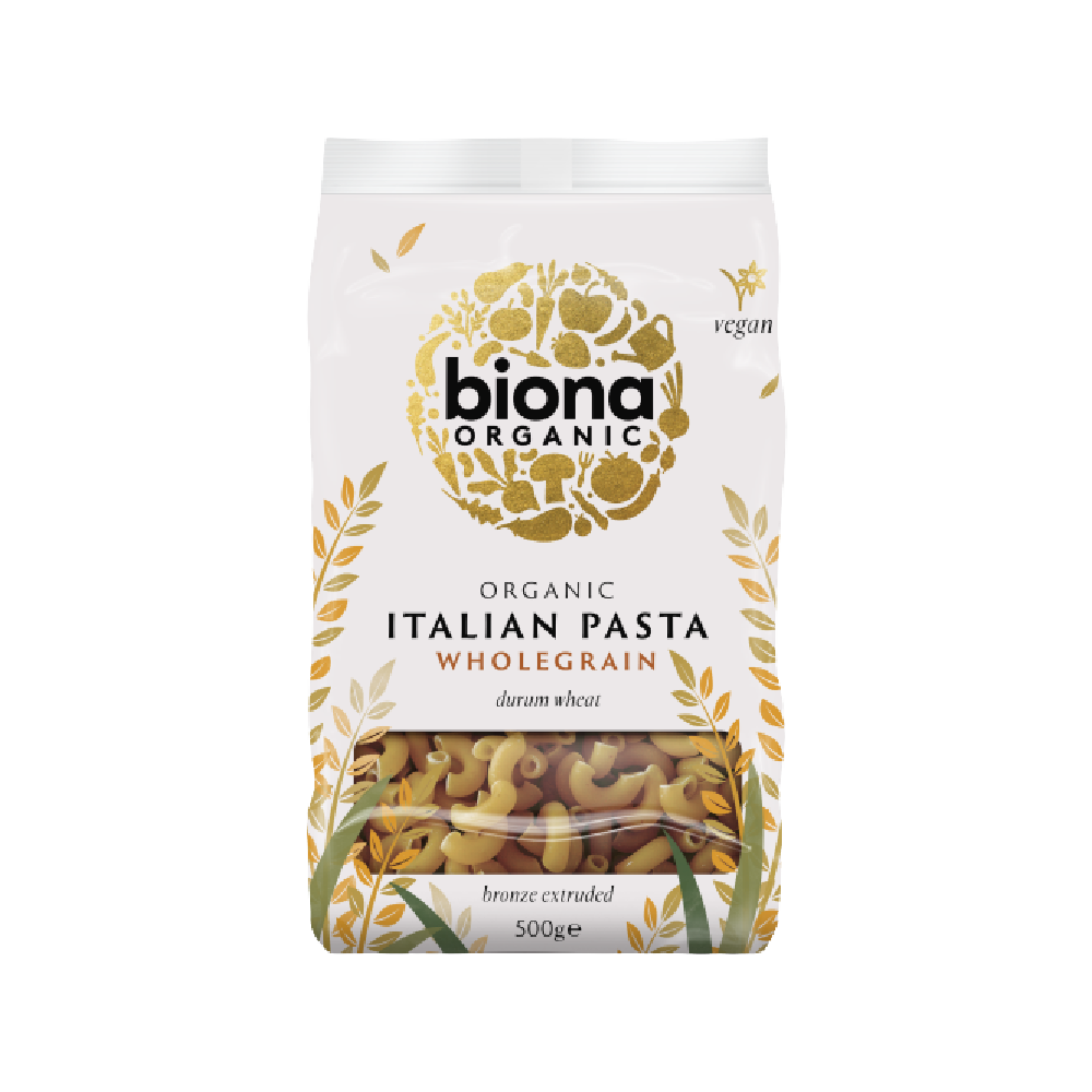 BIONA ORG Wholegrain Macaroni 500g (Case 12)
