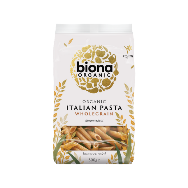 BIONA ORG Wholegrain Penne 500g (Case 12)