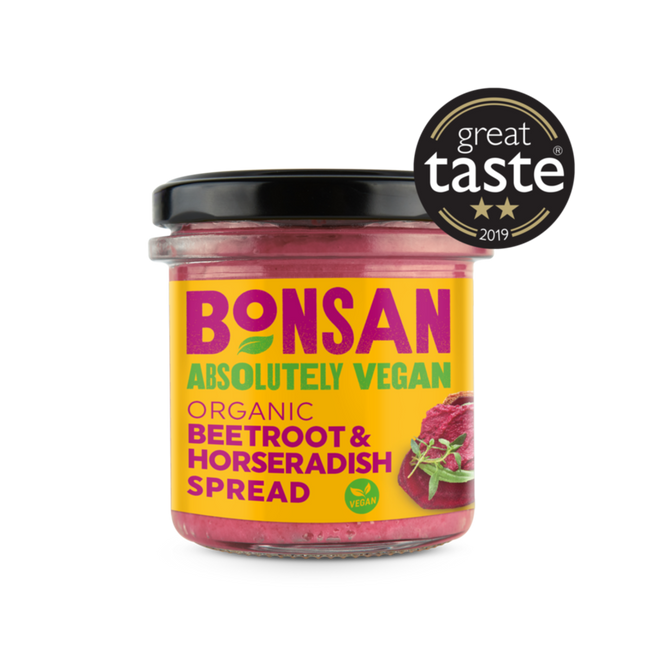 BONSAN ORG Beetroot & Horseradish Pate 130g - Longdan Online Supermarket