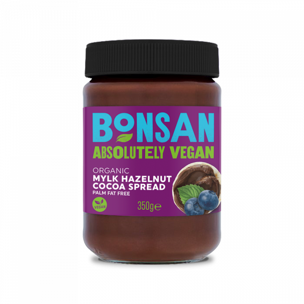 BONSAN ORG Mylk Hazelnut Cocoa Spread 350g - Longdan Online Supermarket