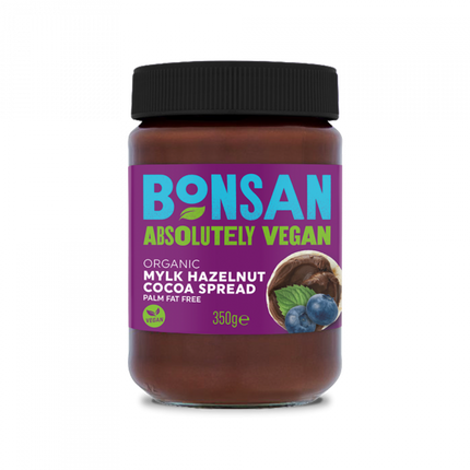BONSAN ORG Mylk Hazelnut Cocoa Spread 350g - Longdan Online Supermarket