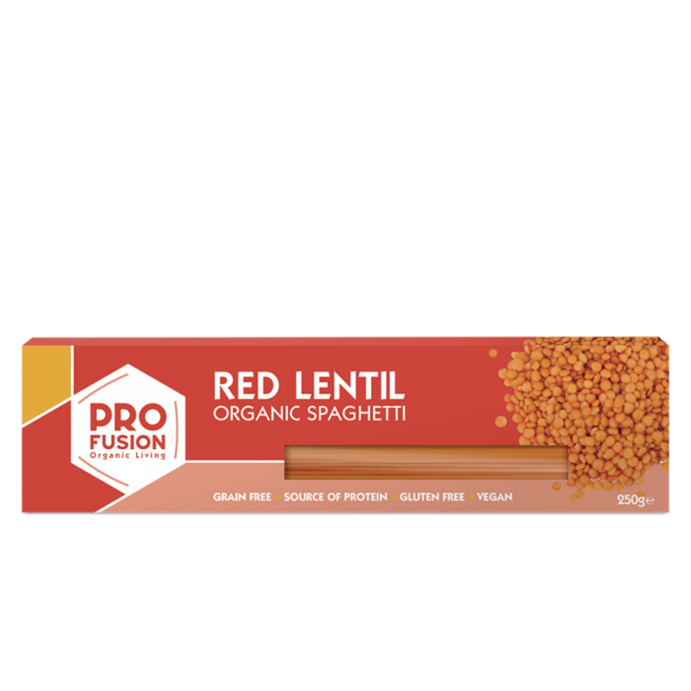 PROFUSION ORG Red Lentil Spaghetti 250g - Longdan Online Supermarket