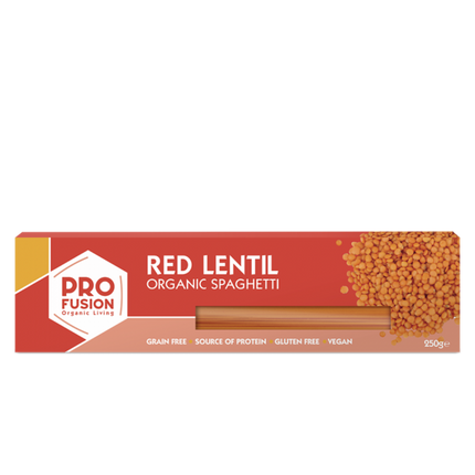 PROFUSION ORG Red Lentil Spaghetti 250g - Longdan Online Supermarket