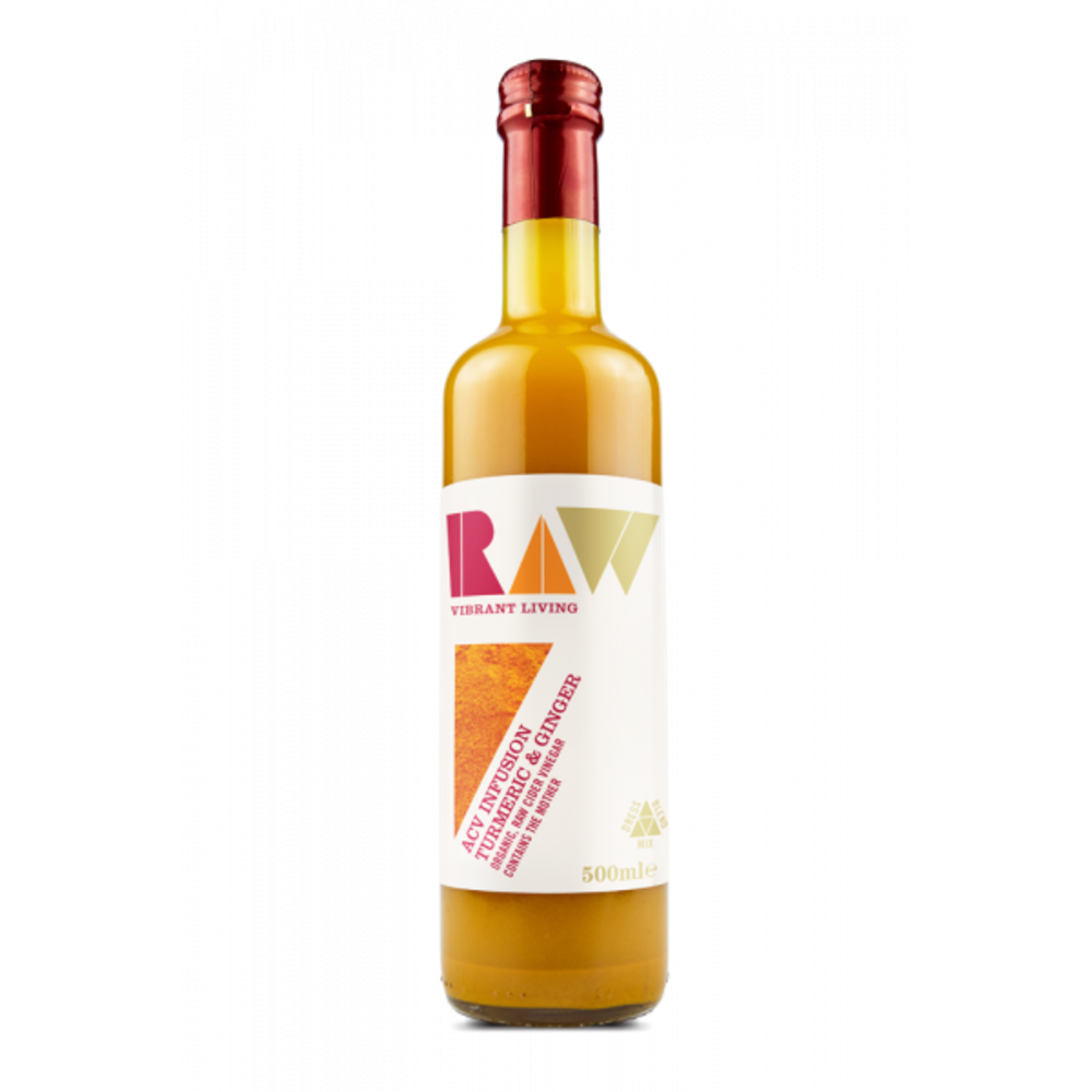 RAW HEALTH ORG ACV Infusion Turmeric & Ginger 500ml - Longdan Online Supermarket