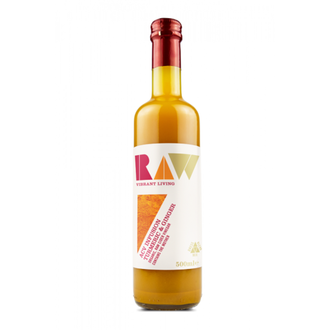 RAW HEALTH ORG ACV Infusion Turmeric & Ginger 500ml - Longdan Online Supermarket