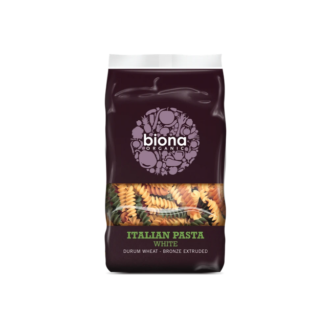 BIONA Organic Fusilli Tri Colore - Bronze Extruded 500g - Longdan Online Supermarket