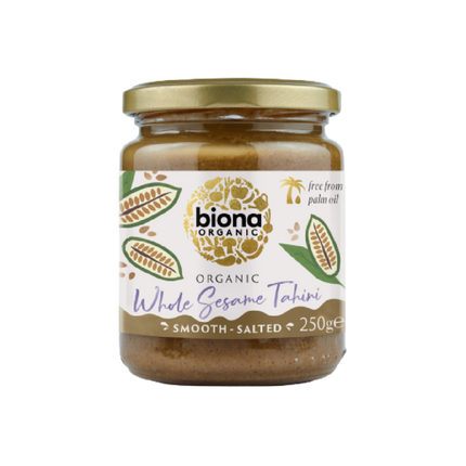 BIONA ORG Tahini Whole Sesame w/ salt 250g - Longdan Official