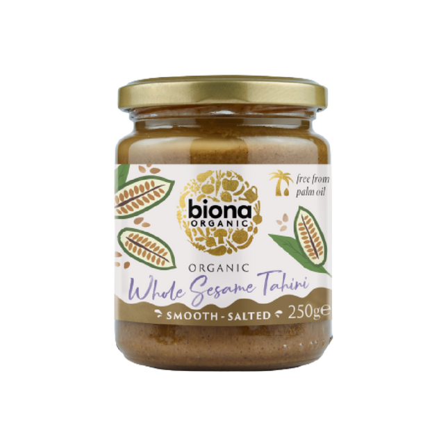 BIONA ORG Tahini Whole Sesame w/ salt 250g - Longdan Official