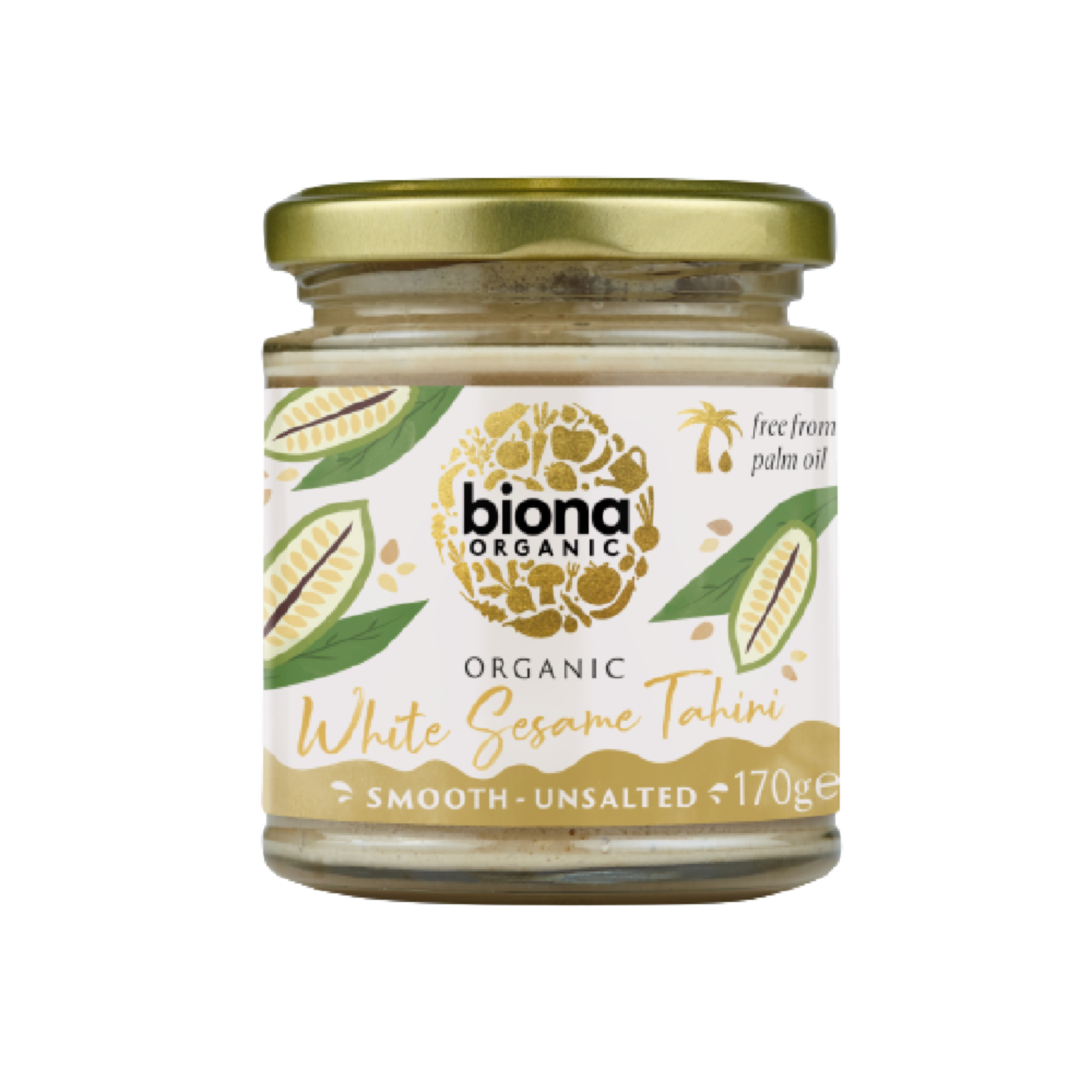 BIONA ORG Tahini White / No Salt (not roasted) 170g (Case 6)