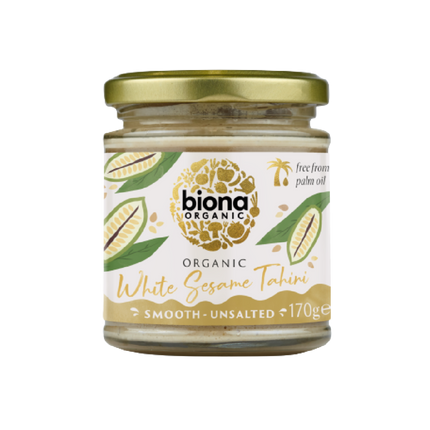 BIONA ORG Tahini White / No Salt (not roasted) 170g (Case 6)