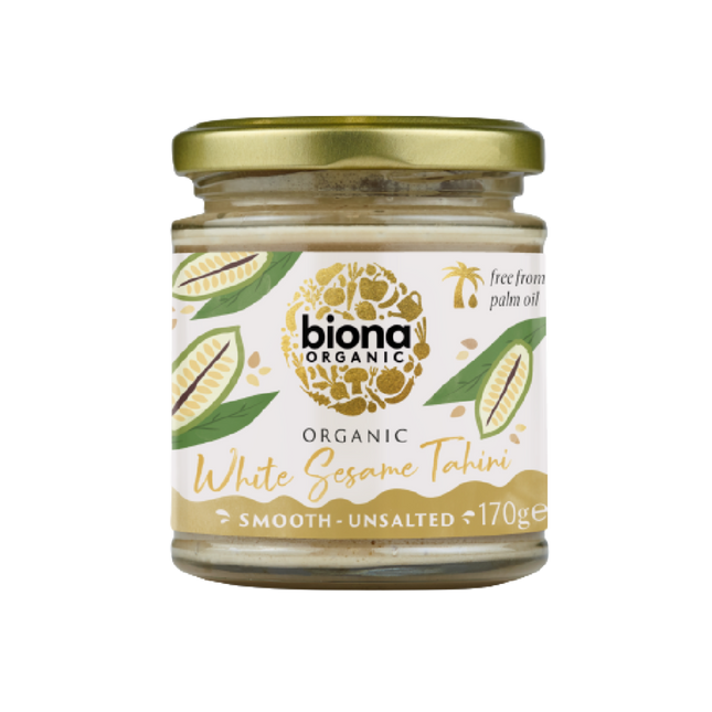 BIONA ORG Tahini White / No Salt (not roasted) 170g (Case 6)