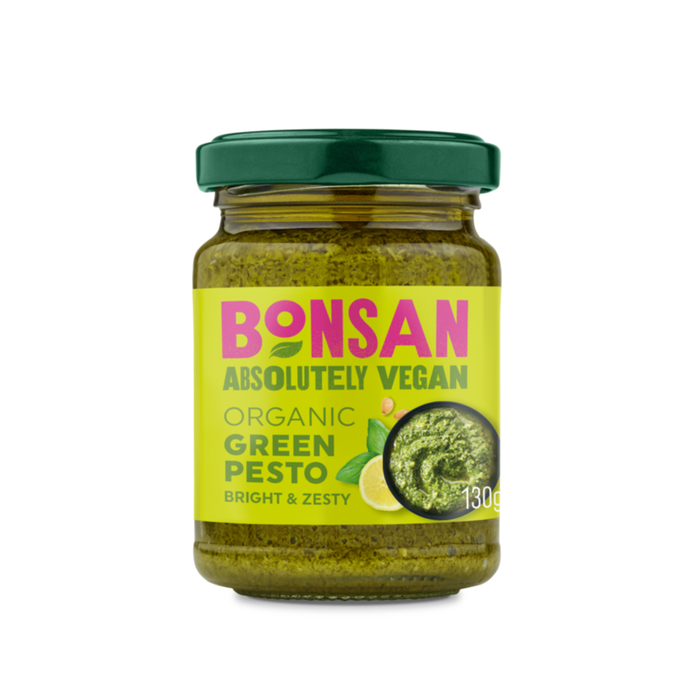 BONSAN ORG Vegan Green Pesto 130g - Longdan Online Supermarket