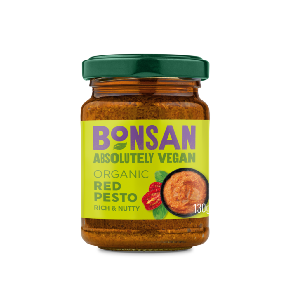BONSAN ORG Vegan Red Pesto 130g - Longdan Online Supermarket