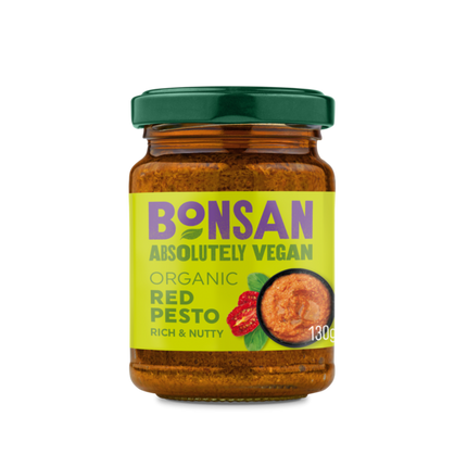 BONSAN ORG Vegan Red Pesto 130g - Longdan Online Supermarket