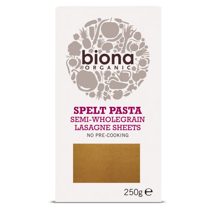 BIONA Organic Spelt Lasagne (Semi-wholegrain) 250g - Longdan Online Supermarket