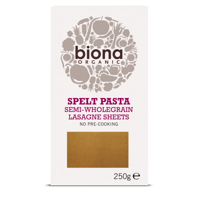 BIONA Organic Spelt Lasagne (Semi-wholegrain) 250g - Longdan Online Supermarket