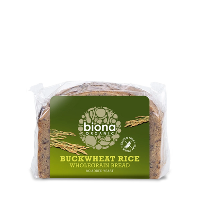 BIONA ORG GF Buckwheat & Rice Bread (yeast free) 250g - Longdan Online Supermarket