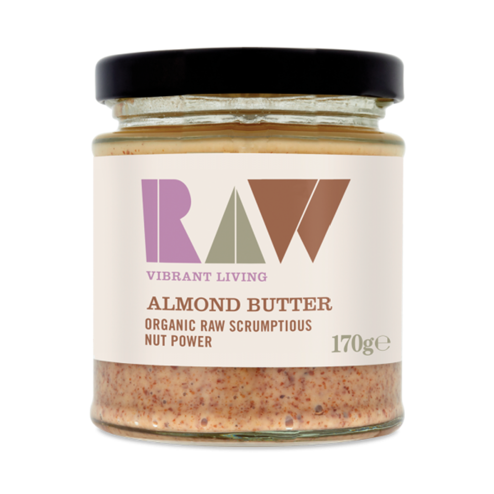 RAW ORG Whole Almond Butter (No Palm Oil) 170g - Longdan Online Supermarket