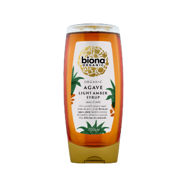 BIONA ORG Agave Light Syrup - Squeezy 700g (Case 6)