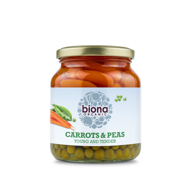 BIONA Organic Garden Carrots & Peas 350g - Longdan Online Supermarket