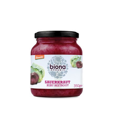 BIONA Organic Sauerkraut Ruby Red Demeter 350g - Longdan Online Supermarket