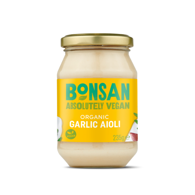 BONSAN ORG Garlic Aioli Vegan 235g - Longdan Online Supermarket