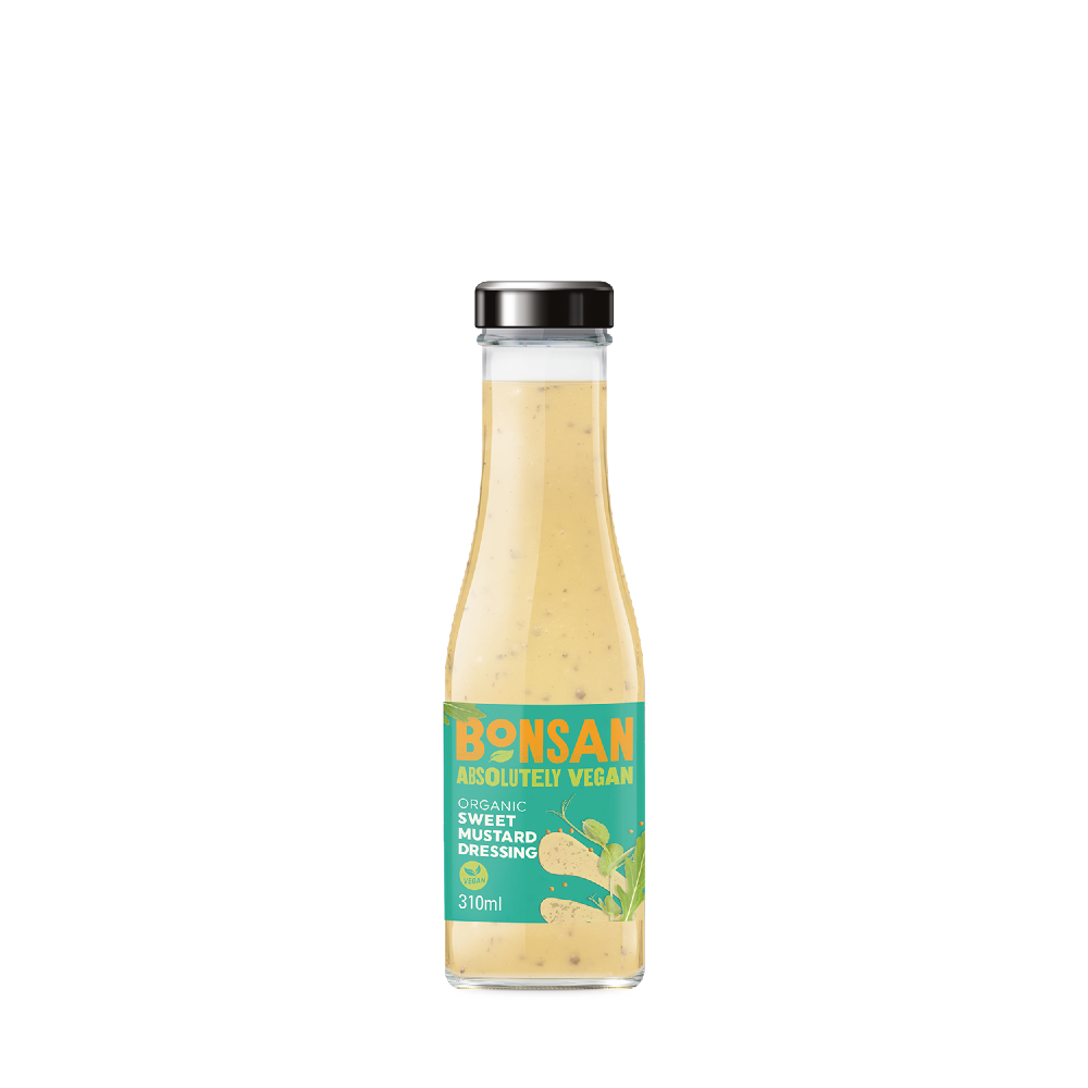 BONSAN ORG  Sweet Mustard Dressing Vegan 310g - Longdan Online Supermarket