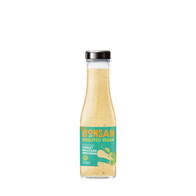 BONSAN ORG  Sweet Mustard Dressing Vegan 310g - Longdan Online Supermarket