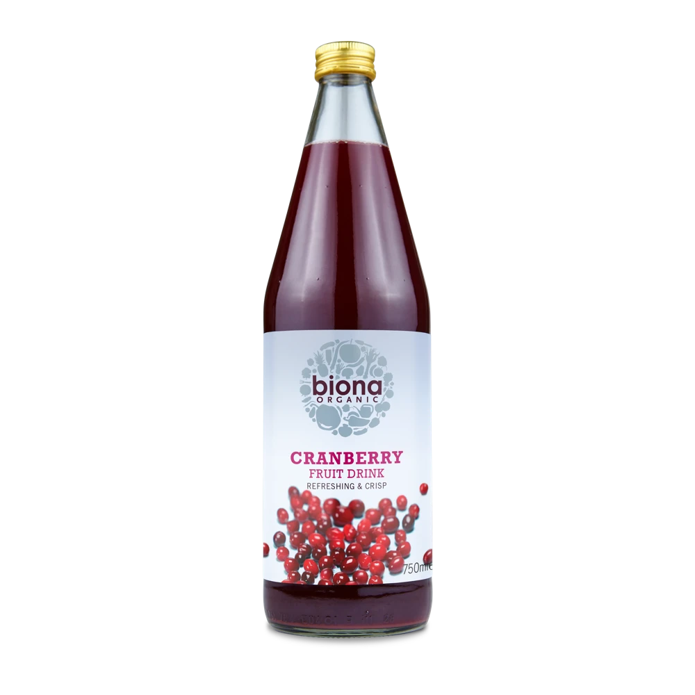 BIONA Organic Cranberry Fruit Drink (no added sugar) 750ml - Longdan Online Supermarket