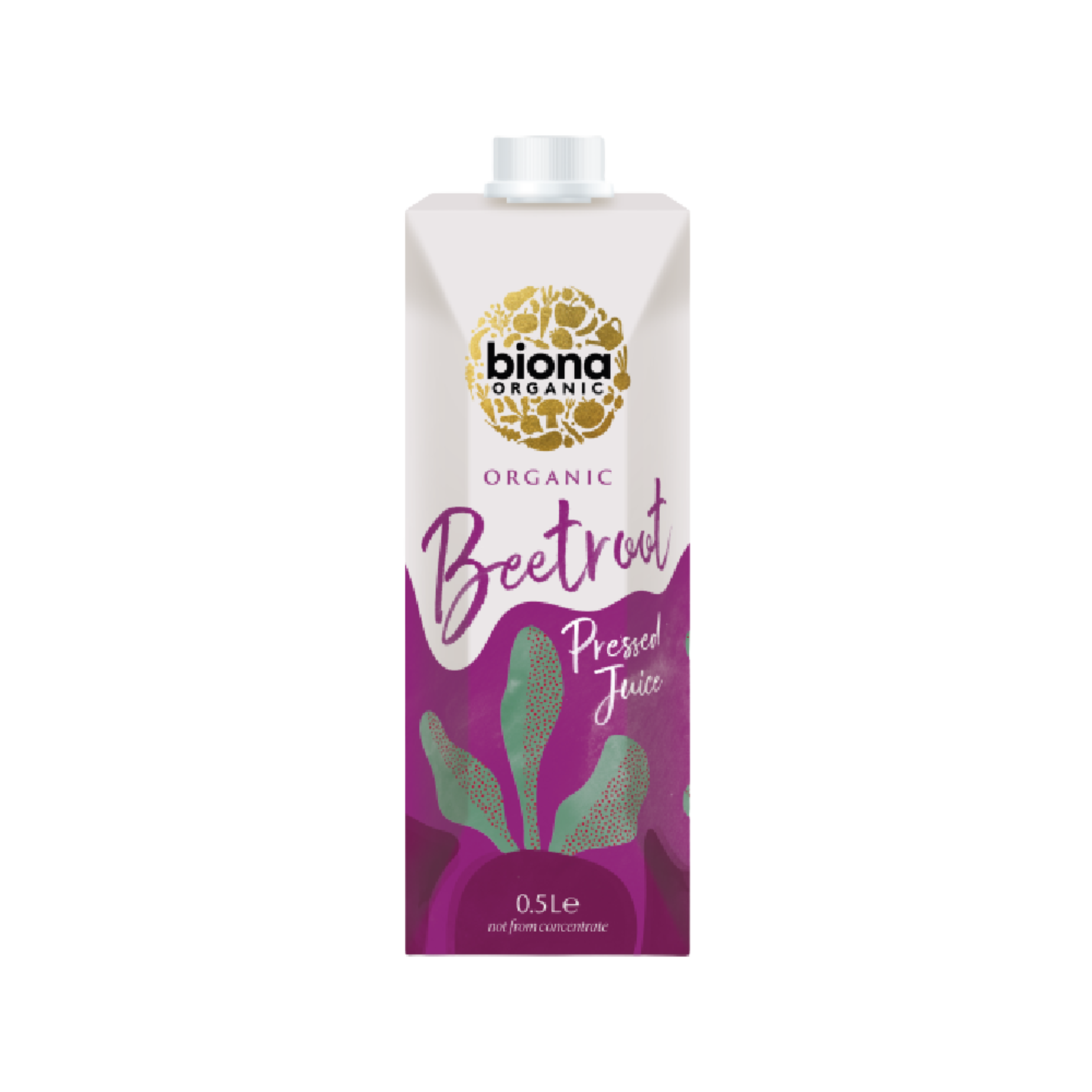 BIONA Organic Beetroot Juice - Pressed (Tetra) 0.5lt (Case 12)
