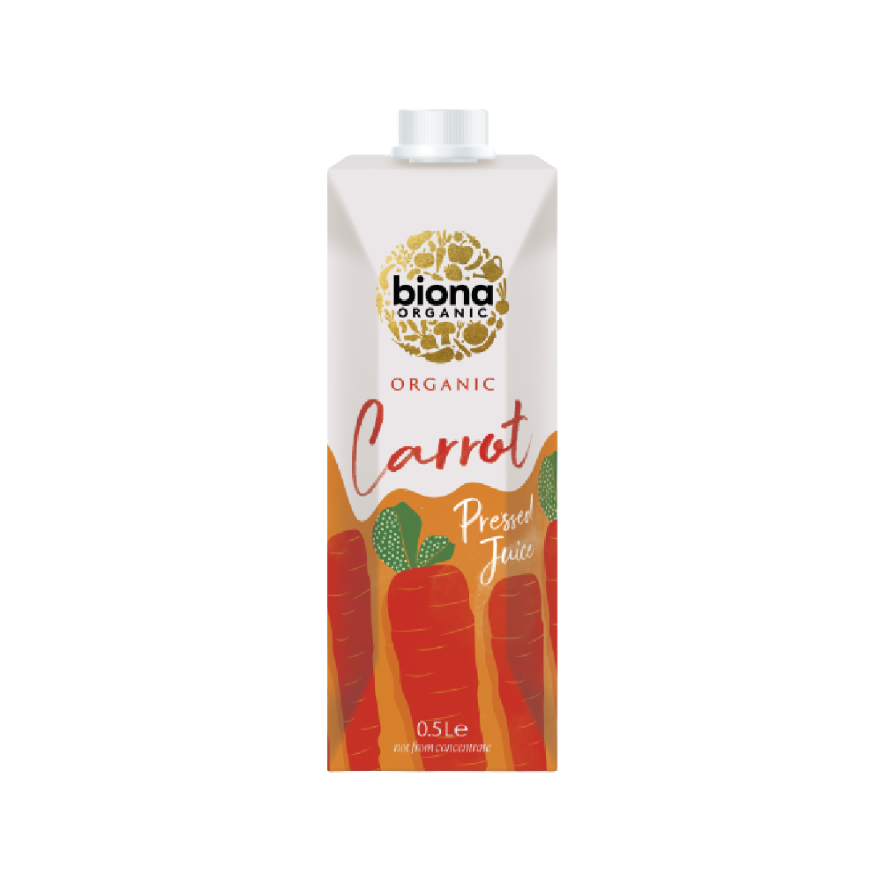 BIONA ORG Carrot Juice -Pressed 0.5lt (Case 12)