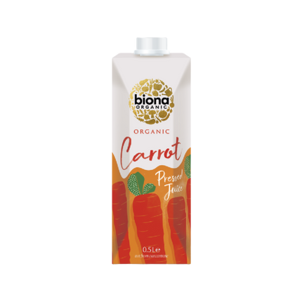 BIONA ORG Carrot Juice -Pressed 0.5lt (Case 12)